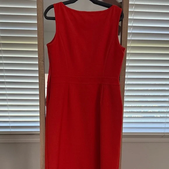 Tory Burch Vibrant Red/Orange Mini Dress - Picture 6 of 6